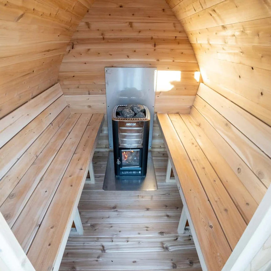 Dundalk Leisurecraft Canadian Timber 2 to 4 Person MiniPOD Sauna | CTC77MW