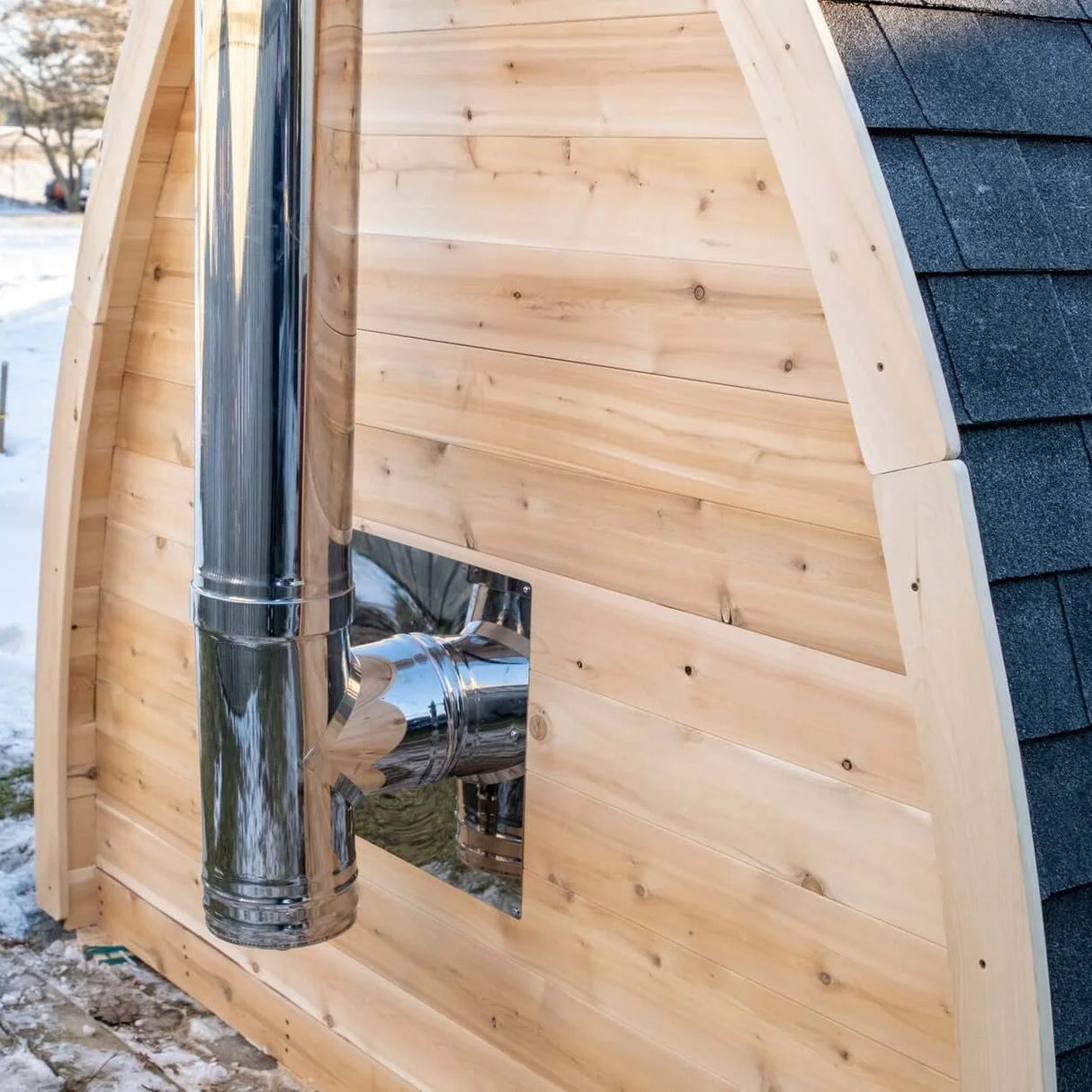 Dundalk Leisurecraft Canadian Timber 2 to 4 Person MiniPOD Sauna | CTC77MW