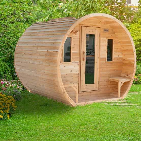 Dundalk Leisurecraft Canadian Timber 4-Person CT Elation Sauna | CTC2424E