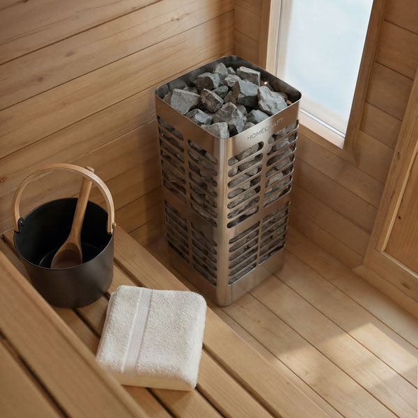 Dundalk Leisurecraft Canadian Timber 4-Person Palmer Cabin Sauna | CTC68E