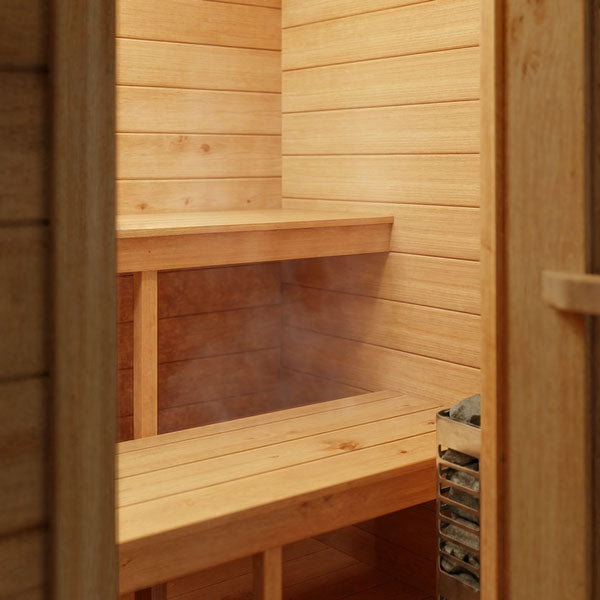 Dundalk Leisurecraft Canadian Timber 4-Person Palmer Cabin Sauna | CTC68E