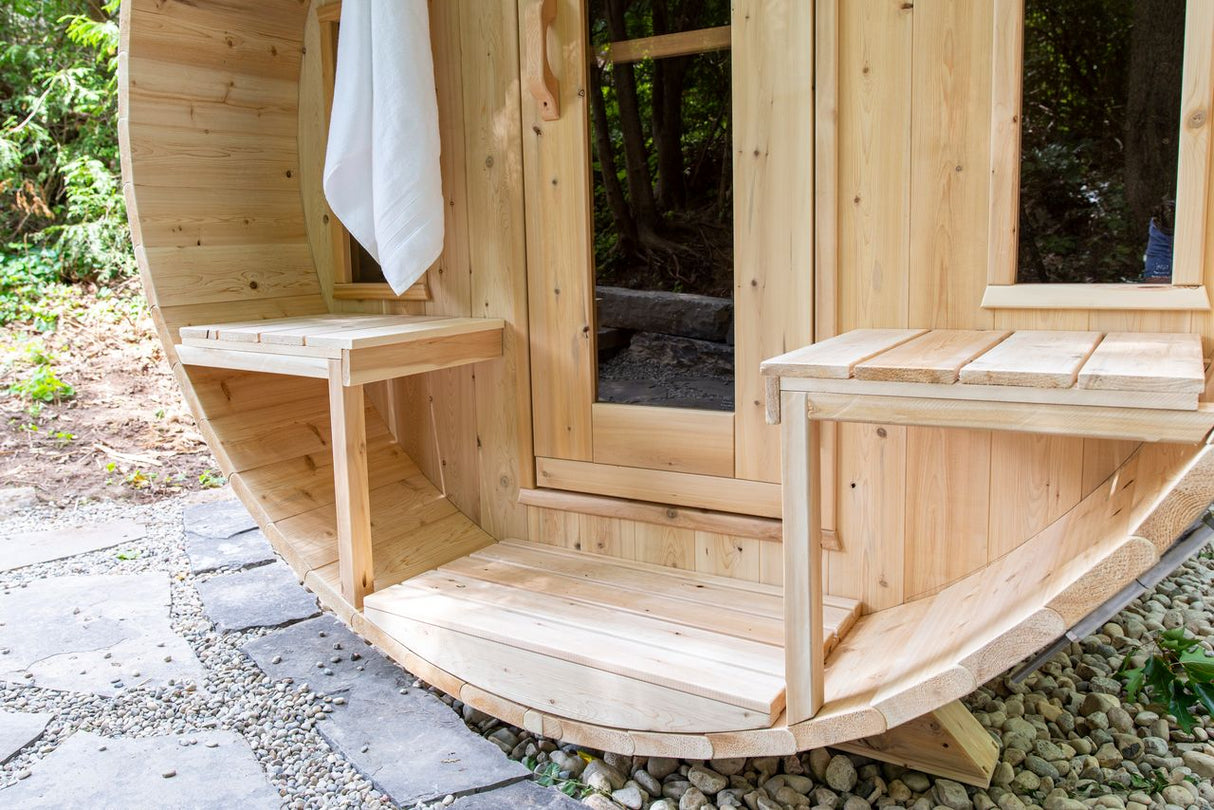 Dundalk Leisurecraft Canadian Timber 4-5 Person Tranquility CT Barrel Sauna | CTC2345