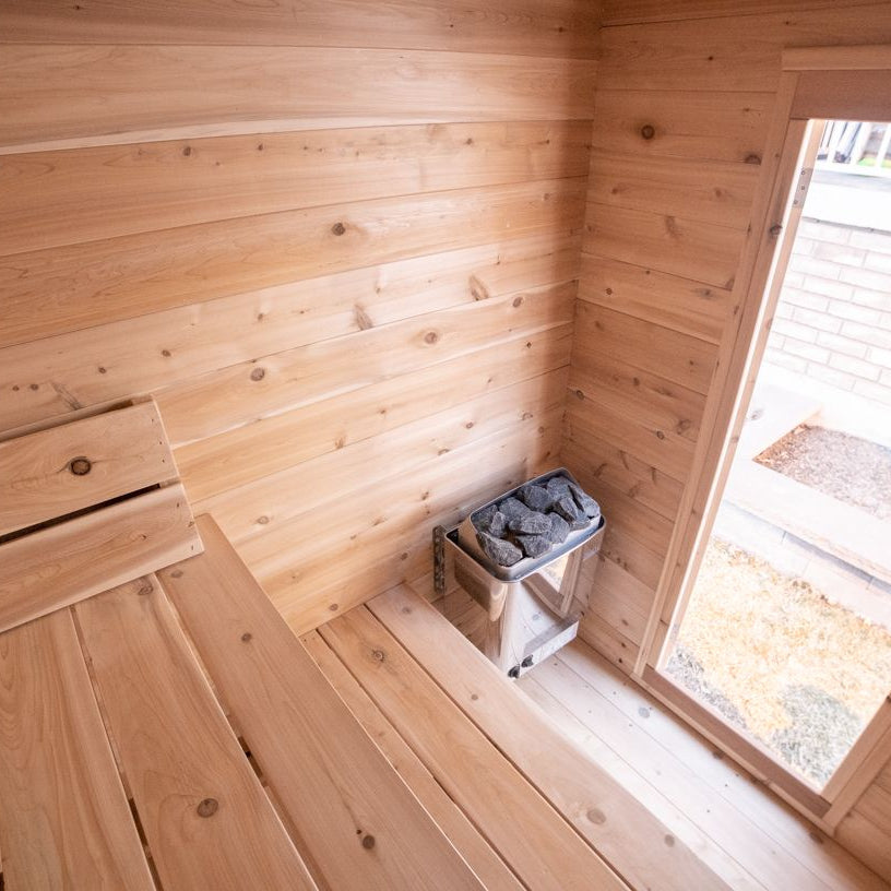 Dundalk Leisurecraft Canadian Timber 2-3 Person Granby Cabin Sauna | CTC66W