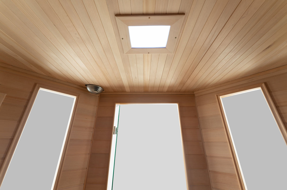 Blisspod Vienna Corner Far Infrared Sauna | 4–5 Person | Canadian Hemlock