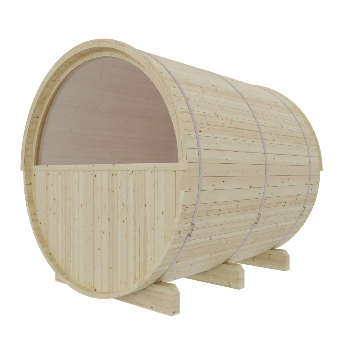 Vassa Finnish Barrel Sauna with WiFi Heater - 6 Person