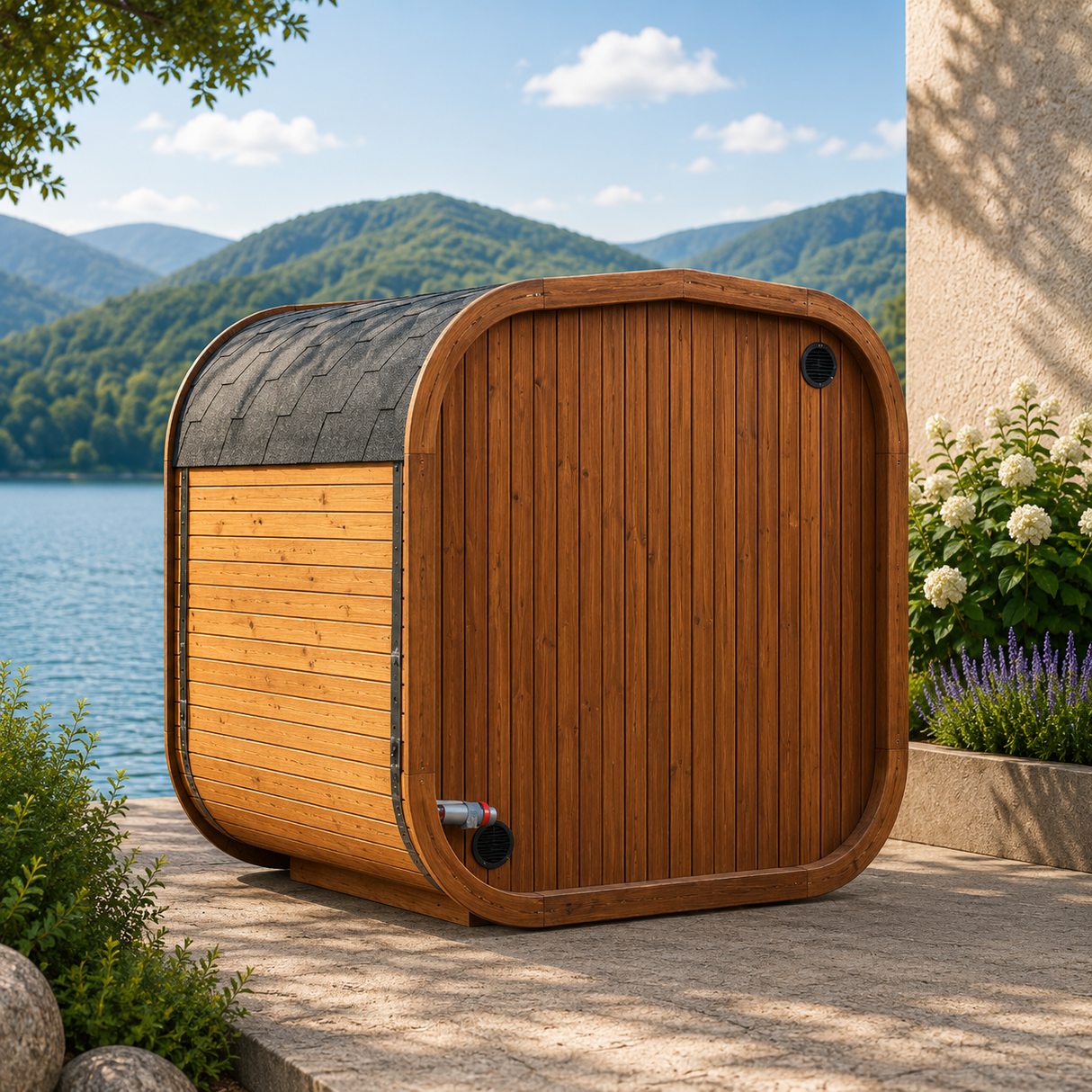 Patio Elegance Mande MW16 ThermoWood Outdoor Sauna