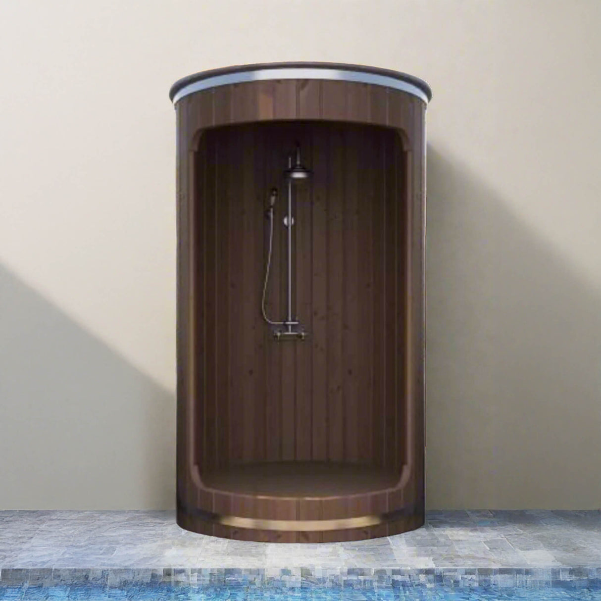 SaunaLife Model R3 Premium Barrel Shower