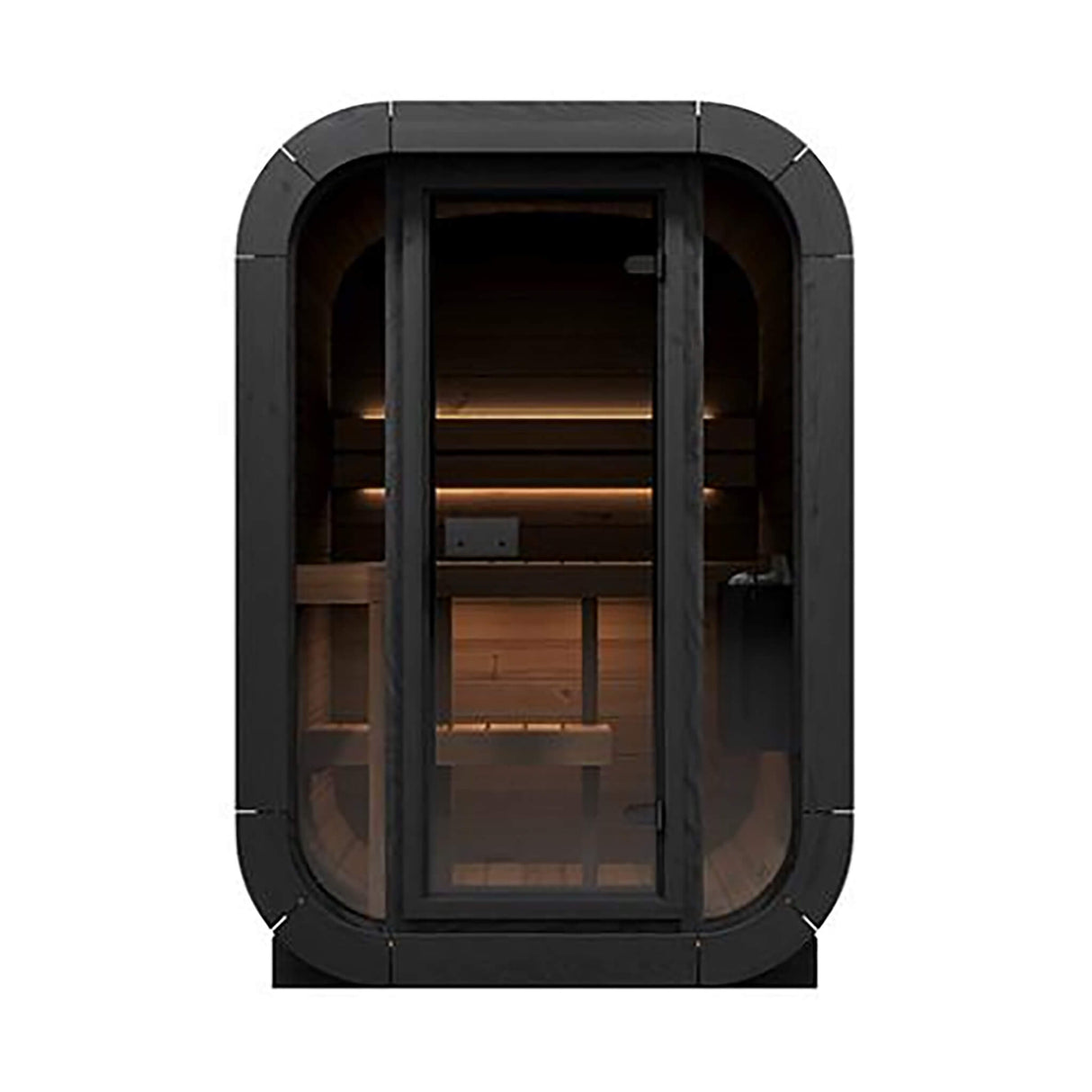 SaunaLife Model CL3G Cube-Series Outdoor 2-Person Home Sauna