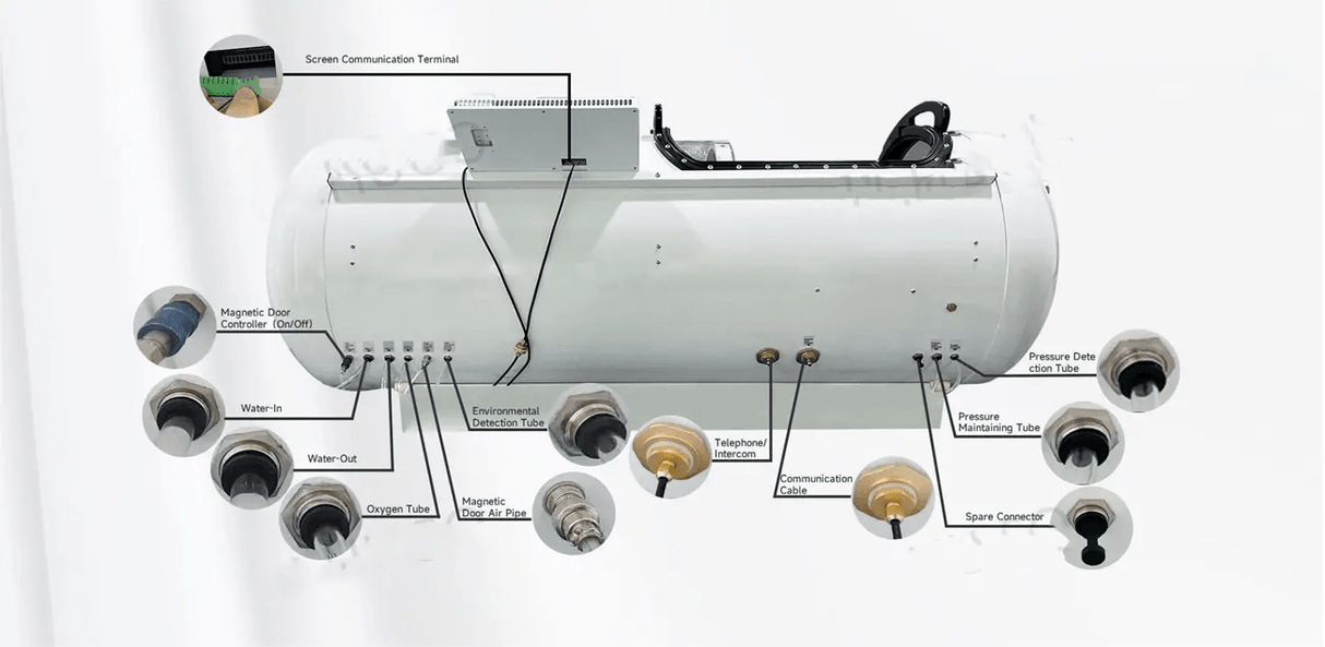 MedEq TimeCapsule C750+ Aluminum Alloy Hard-Shell Hyperbaric Chamber