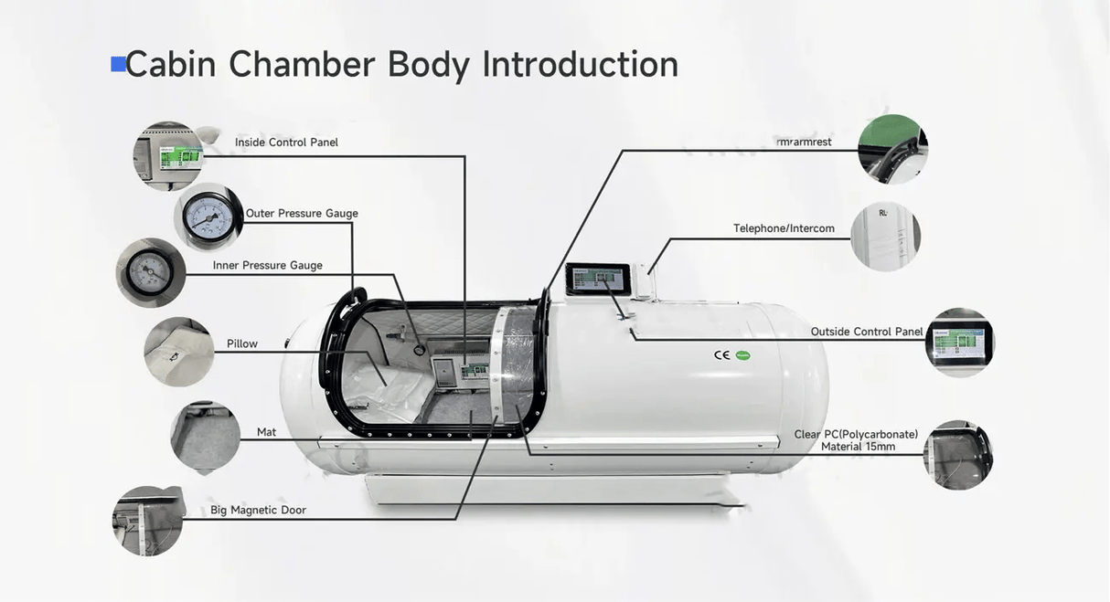 MedEq TimeCapsule C750+ Aluminum Alloy Hard-Shell Hyperbaric Chamber