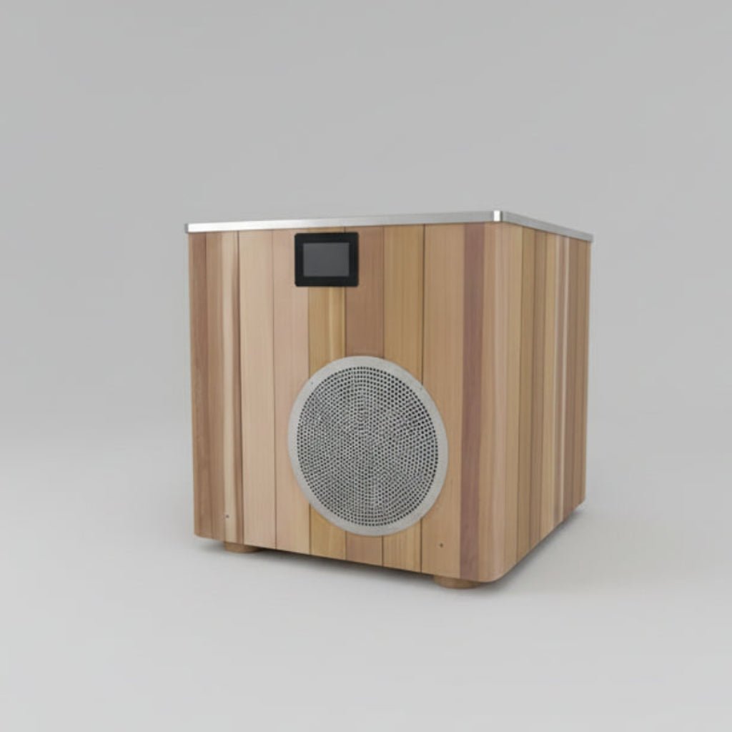 MedEq Wood/Stainless Steel Cold & Hot Plunge Pool With Integrated Chiller/Heater