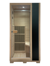 Blisspod | Vienna | Far Infrared Sauna | Canadian Hemlock Very Low EMF | 72.8"H x 35.4"W x 25.6"D | 1 Person