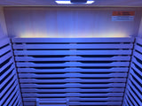 Blisspod | Milano | Full Spectrum Sauna Canadian Hemlock Ultra Low EMF | 6 Far Infrared & Red Glass Heater & Chromotherapy | 2 Person