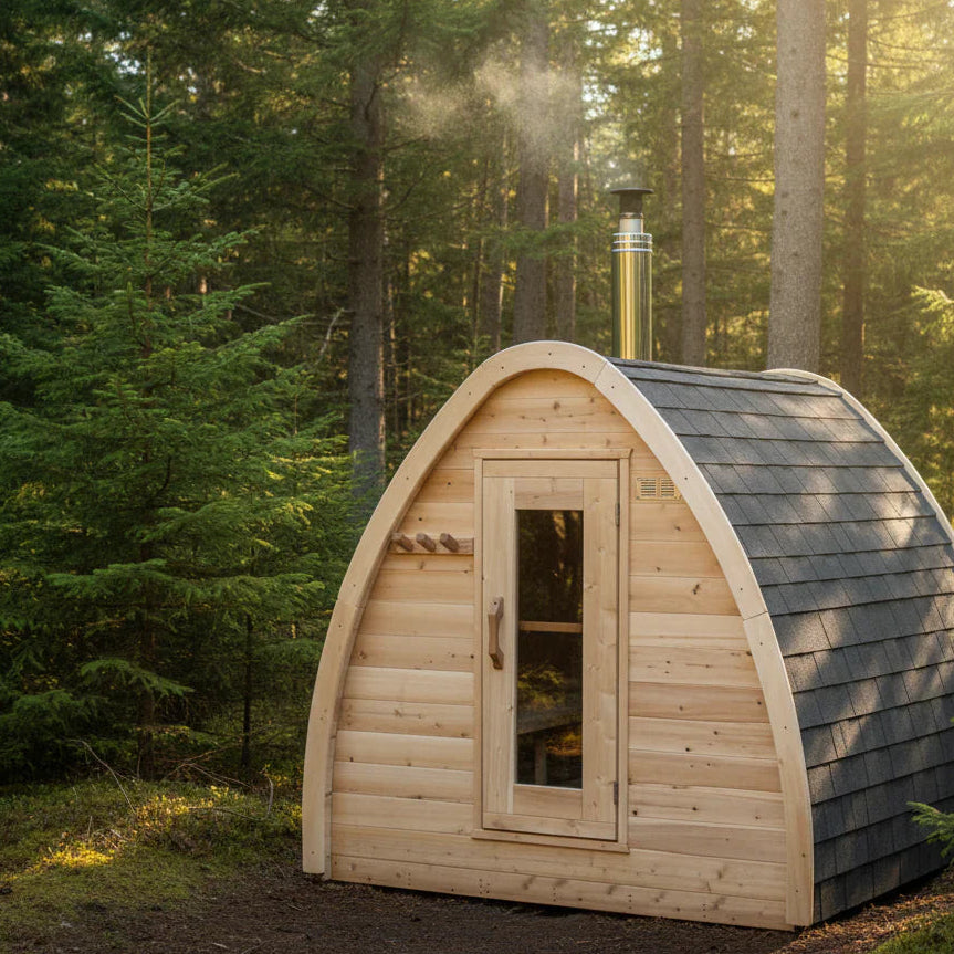 Dundalk Leisurecraft Canadian Timber 2 to 4 Person MiniPOD Sauna | CTC77MW