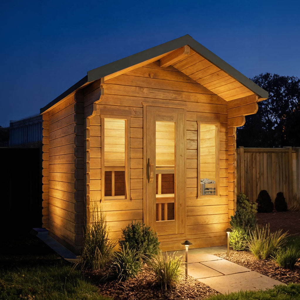 Dundalk Leisurecraft Canadian Timber 4-Person Palmer Cabin Sauna | CTC68E