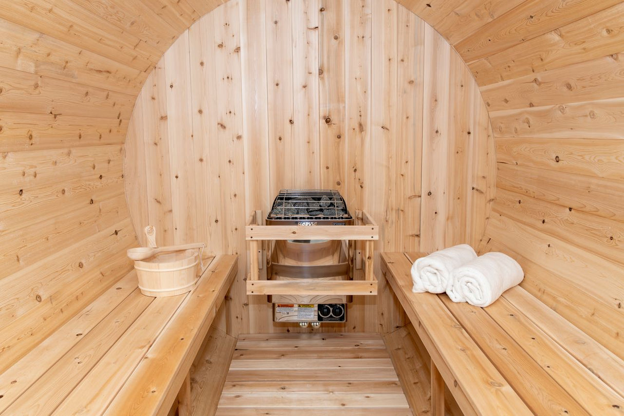 Dundalk Leisurecraft Canadian Timber 4-5 Person Tranquility CT Barrel Sauna | CTC2345