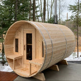 Dundalk Leisurecraft Canadian Timber 4-5 Person Tranquility CT Barrel Sauna | CTC2345