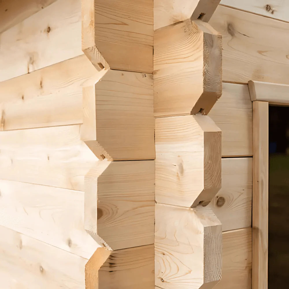 Dundalk Leisurecraft Canadian Timber 2-6 Person Georgian Cabin Sauna w/ Porch | CTC88PW