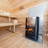 Dundalk Leisurecraft Canadian Timber 2-6 Person Georgian Cabin Sauna w/ Porch | CTC88PW