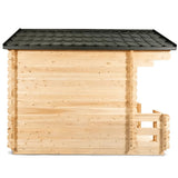 Dundalk Leisurecraft Canadian Timber 2-6 Person Georgian Cabin Sauna w/ Porch | CTC88PW