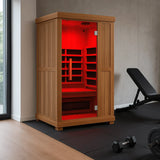 Finnmark FD-1 Full Spectrum 1-Person Home Infrared Sauna With Bluetooth Audio