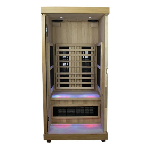 Finnmark FD-1 Full Spectrum 1-Person Home Infrared Sauna With Bluetooth Audio