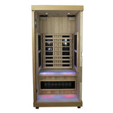 Finnmark FD-1 Full Spectrum 1-Person Home Infrared Sauna With Bluetooth Audio