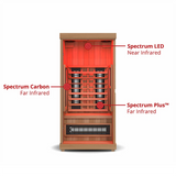 Finnmark FD-1 Full Spectrum 1-Person Home Infrared Sauna With Bluetooth Audio