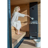 SaunaLife Garden Series Model G6 5-Person Fully Assembled Outdoor Sauna ](SAK39518)