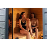 SaunaLife Garden Series Model G6 5-Person Fully Assembled Outdoor Sauna ](SAK39518)