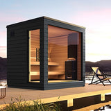 SaunaLife Garden Series Model G6 5-Person Fully Assembled Outdoor Sauna ](SAK39518)