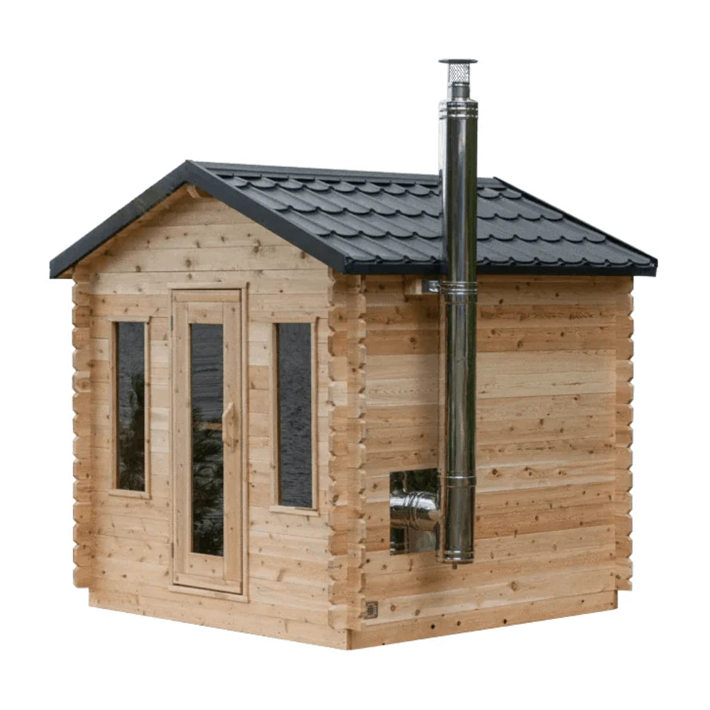 Dundalk Leisurecraft Canadian Timber 2-6 Person Georgian Cabin Sauna | CTC88W