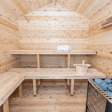Dundalk Leisurecraft Canadian Timber 2-6 Person Georgian Cabin Sauna | CTC88W