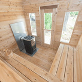 Dundalk Leisurecraft Canadian Timber 2-6 Person Georgian Cabin Sauna | CTC88W