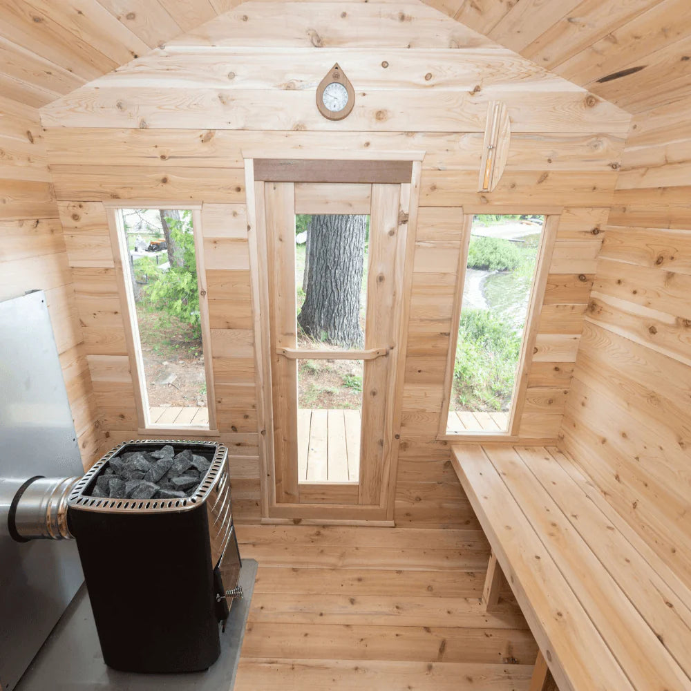 Dundalk Leisurecraft Canadian Timber 2-6 Person Georgian Cabin Sauna | CTC88W