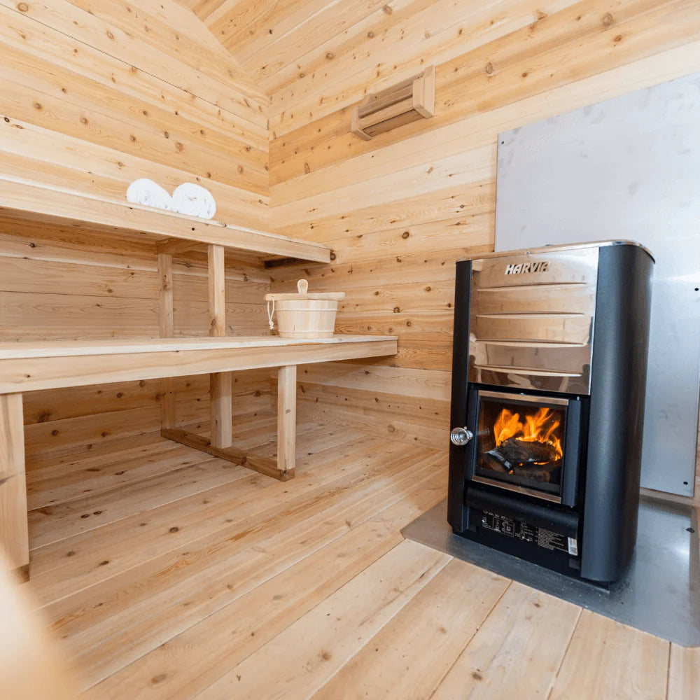 Dundalk Leisurecraft Canadian Timber 2-6 Person Georgian Cabin Sauna | CTC88W