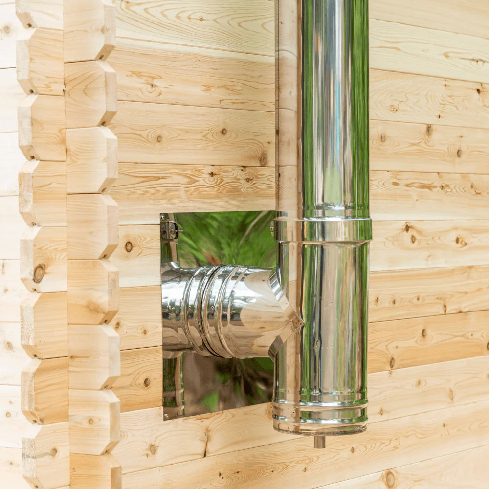 Dundalk Leisurecraft Canadian Timber 2-6 Person Georgian Cabin Sauna | CTC88W