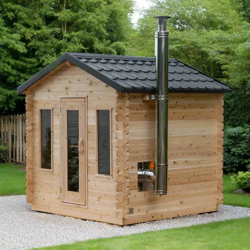 Dundalk Leisurecraft Canadian Timber 2-6 Person Georgian Cabin Sauna | CTC88W