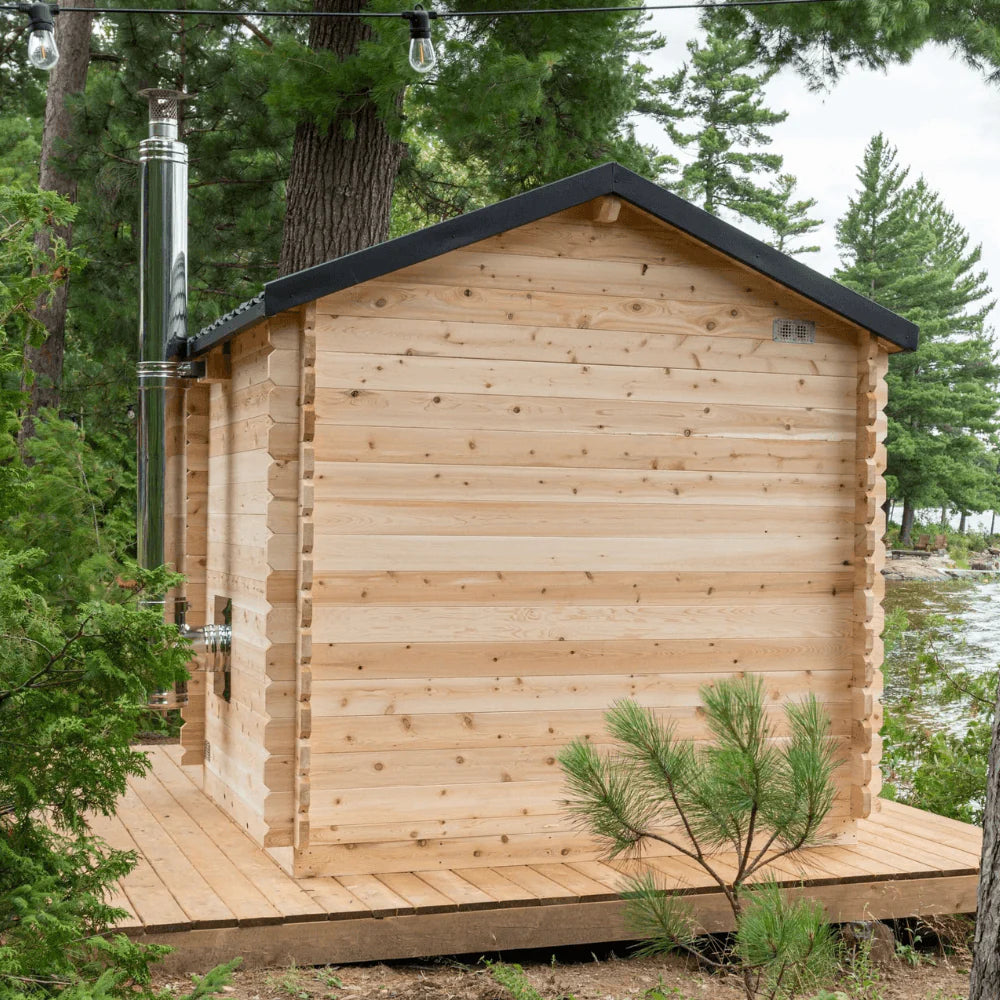 Dundalk Leisurecraft Canadian Timber 2-6 Person Georgian Cabin Sauna | CTC88W