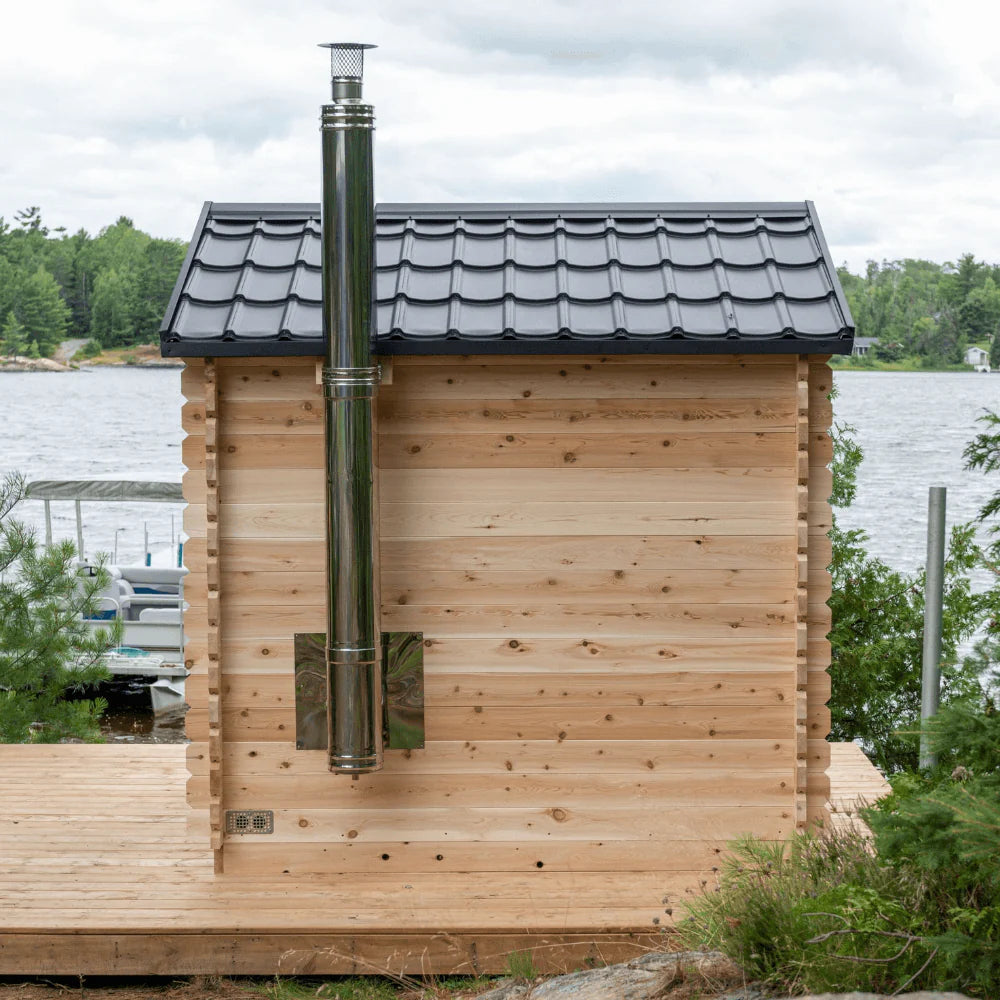 Dundalk Leisurecraft Canadian Timber 2-6 Person Georgian Cabin Sauna | CTC88W