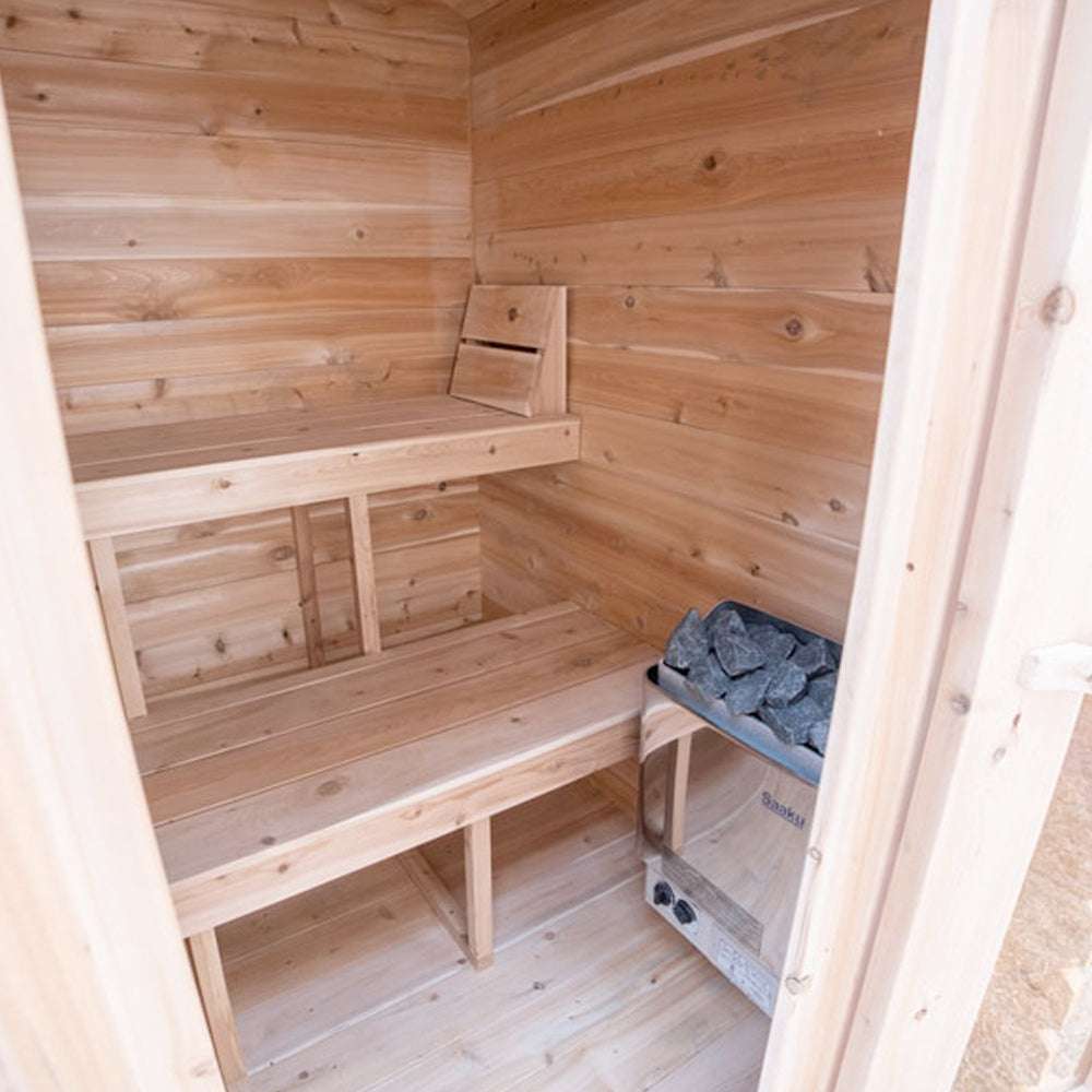 Dundalk Leisurecraft Canadian Timber 2-3 Person Granby Cabin Sauna | CTC66W