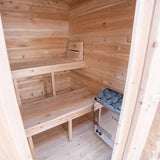 Dundalk Leisurecraft Canadian Timber 2-3 Person Granby Cabin Sauna | CTC66W