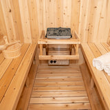 Dundalk Leisurecraft Canadian Timber 4-Person Harmony Barrel Sauna | CTC22W