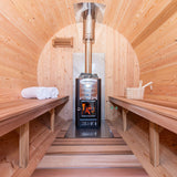 Dundalk Leisurecraft Canadian Timber 4-Person Harmony Barrel Sauna | CTC22W
