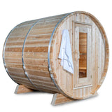 Dundalk Leisurecraft Canadian Timber 4-Person Harmony Barrel Sauna | CTC22W
