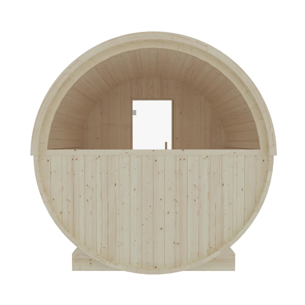Helsinki Finnish Barrel Sauna with Terrace and WiFi Heater - 4 Person