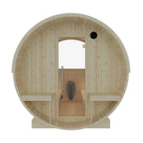 Helsinki Finnish Barrel Sauna with Terrace and WiFi Heater - 4 Person