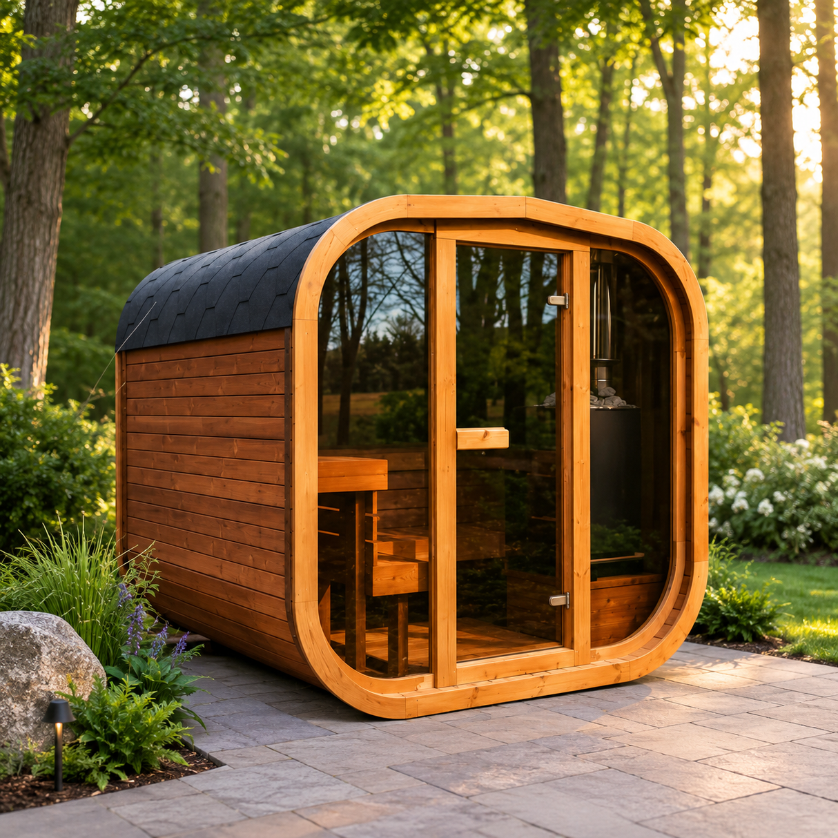 Patio Elegance Mande MW20 ThermoWood Outdoor Sauna