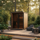 SaunaLife Garden Luxury-Series Model GL4 Outdoor 4-Person Home Sauna Kit (SAK21633)