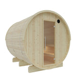 Tampere  4-Person 2 Tier Finnish Barrel Sauna with WiFi Heater - By Finnish Sauna Builders